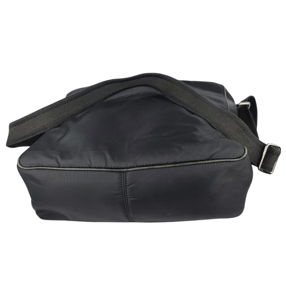 Dolce & Gabbana Nylon Leather Black Bag